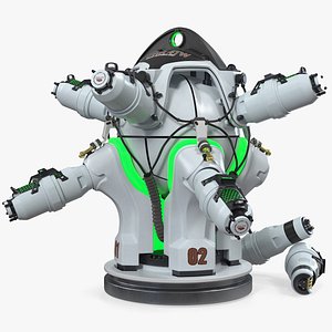 Sci Fi Nuclear Reactor with Energy Cells