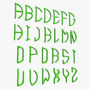 Alphabet Cartoon model