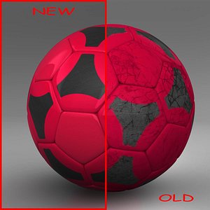 3ds max ball soccer black