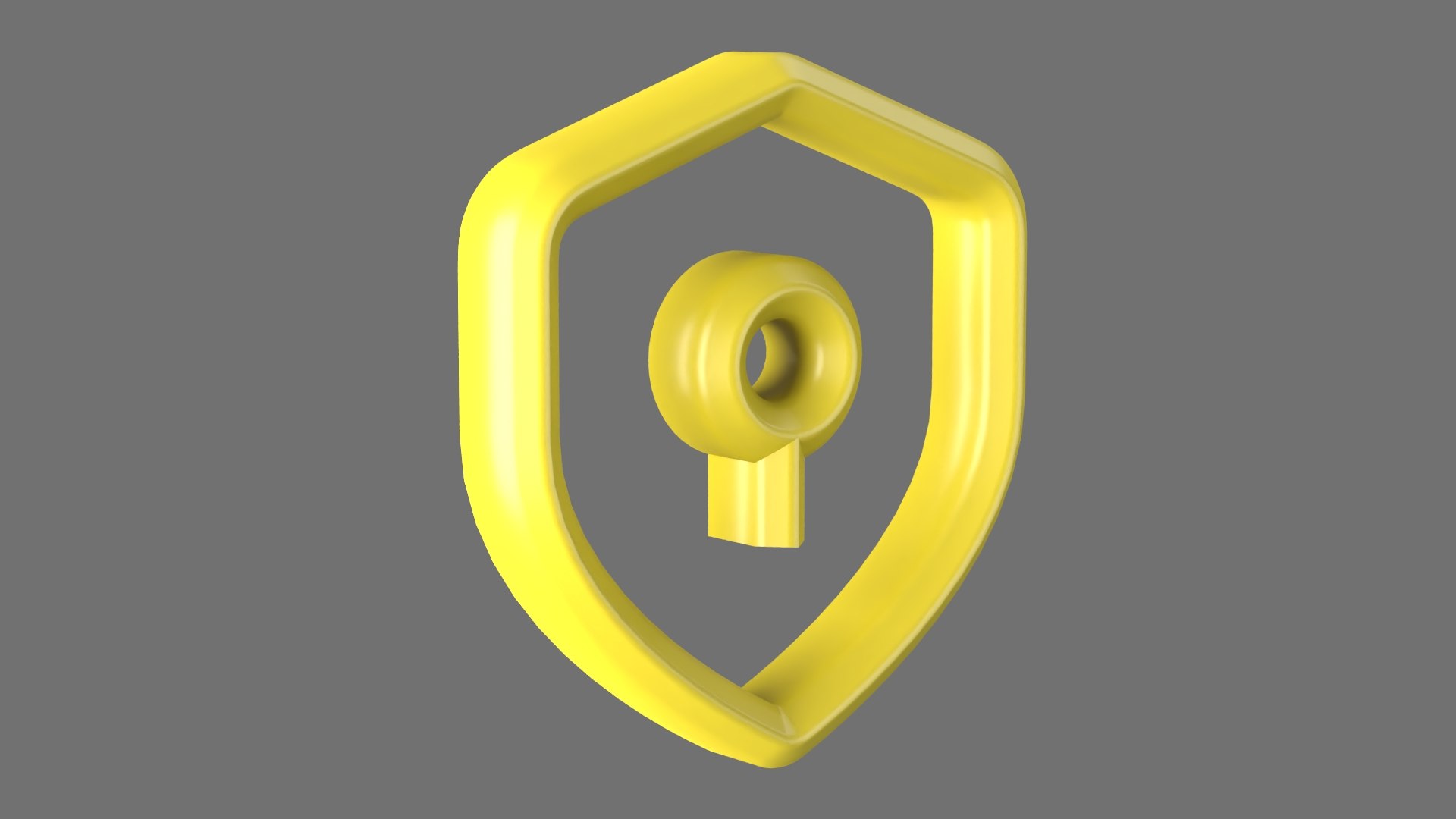 3D Model Shield Keyhole - TurboSquid 2570637