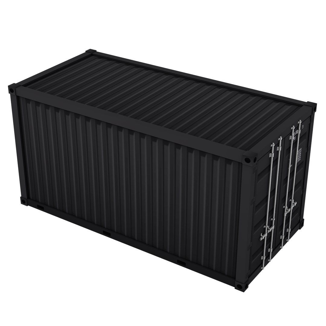 3D Modeled Cartoon Cargo Container Model - TurboSquid 1474899