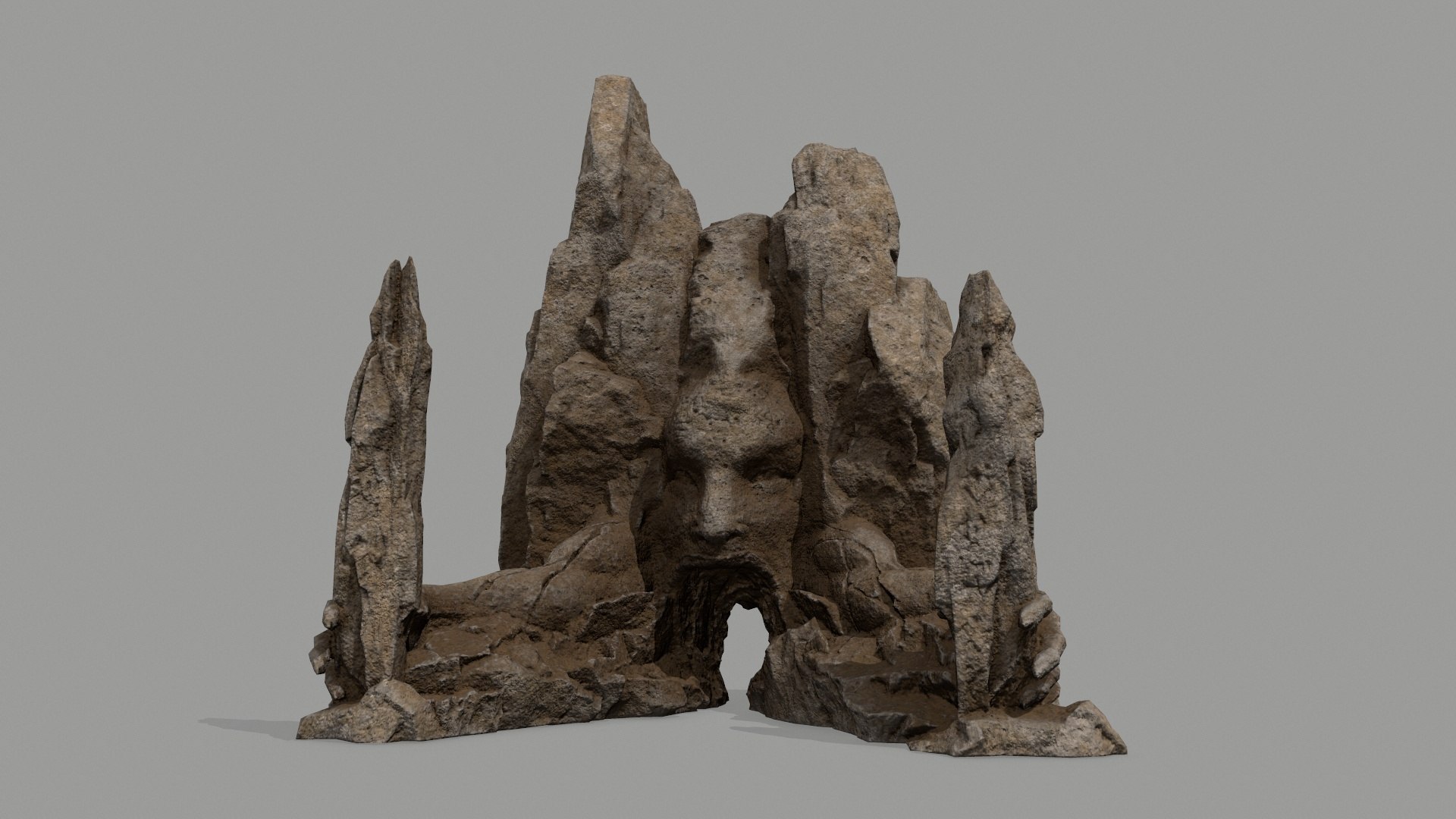 Rock Gate 3D - TurboSquid 2152032