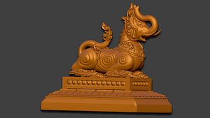 3D Makara Angkor Animal