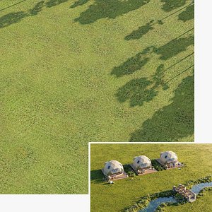 Seamless Grass Field Area PBR Material - 16K - 8K - 4K - 2K