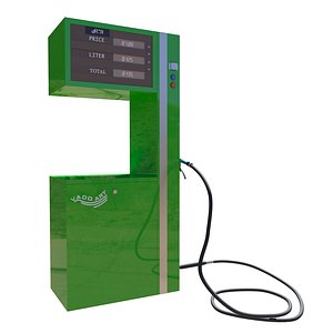 gas station 3D model