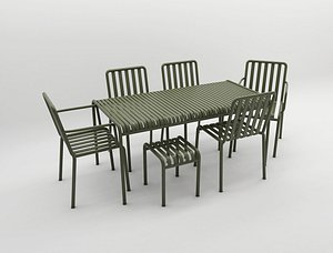 palissade table chair design model