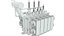 Power Distribution Transformer Low Diagram 3D Model 46 model