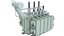 Power Distribution Transformer Low Diagram 3D Model 46 model