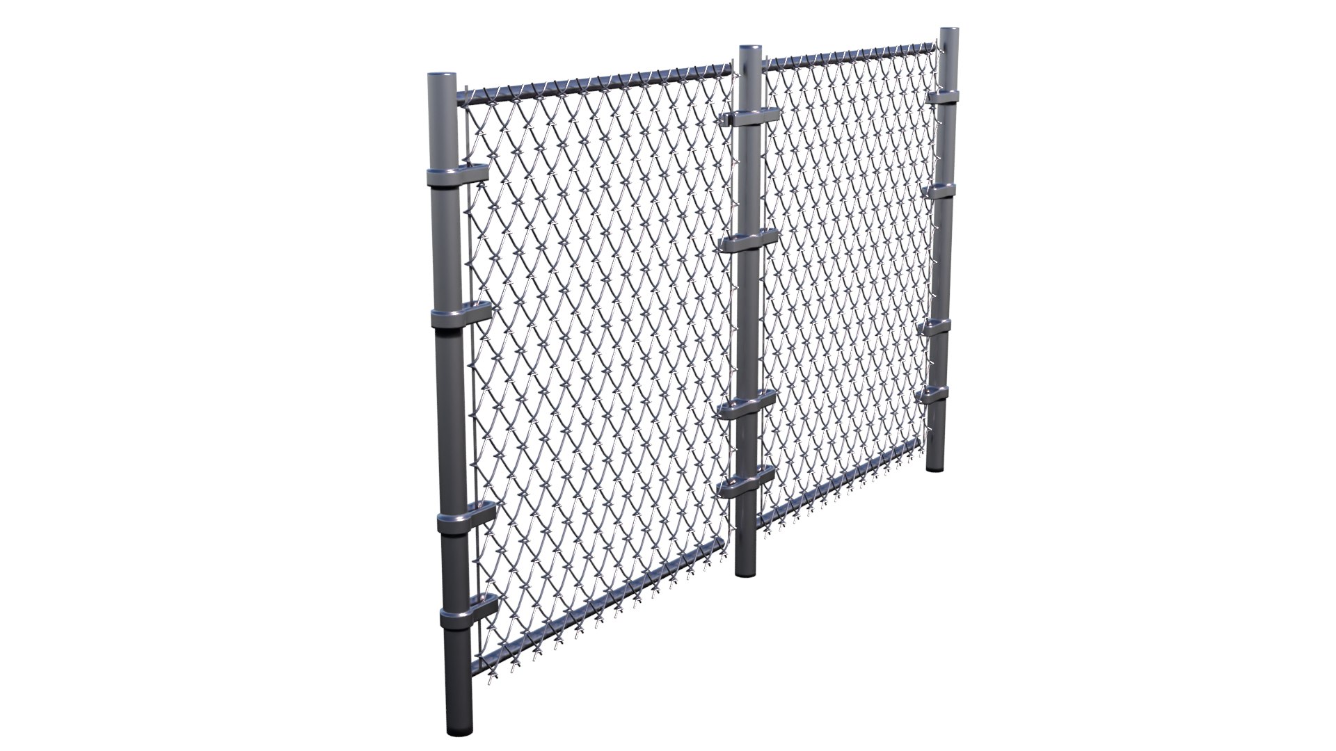 3D Chain link fence - TurboSquid 1874223