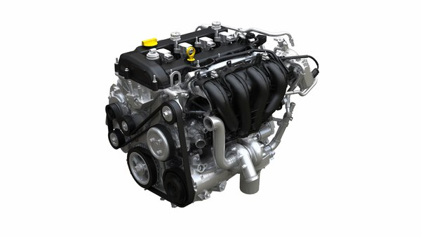 turbo engine 3d model