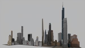 3D Manhattan  New York model