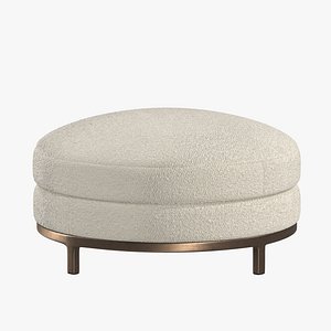 Coco Ivory Boucle Luxury Foot stool