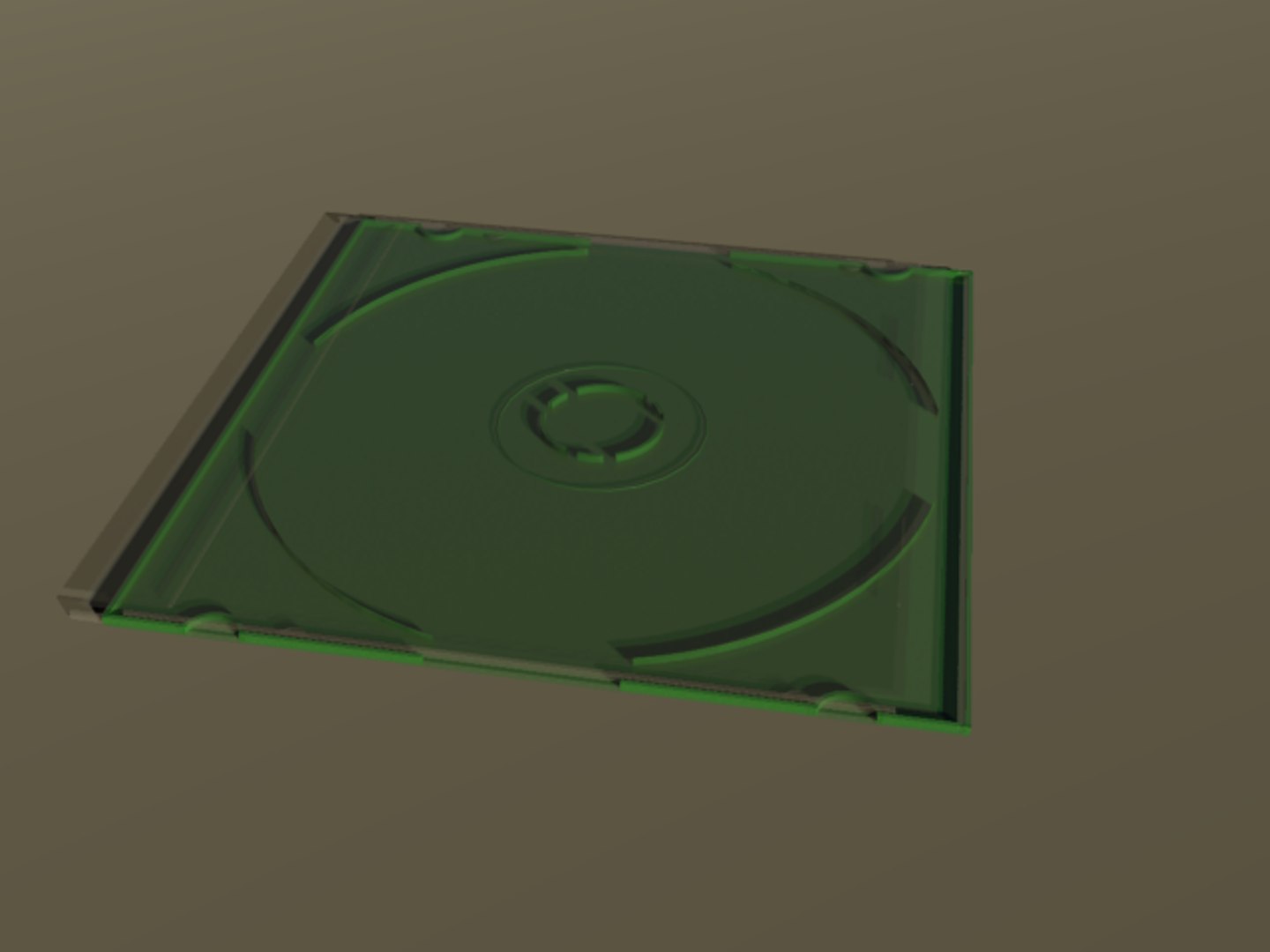 free cd case 3d model