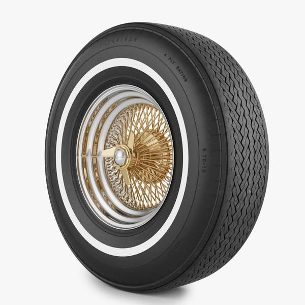 wheel tire wire 3d model