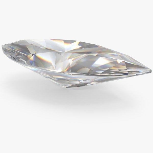 3D Marquise Cut Diamond