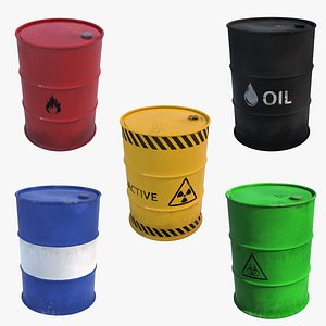 Barrels Collection 3D Models
