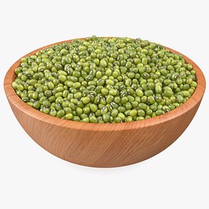 bowl mung beans 3D model