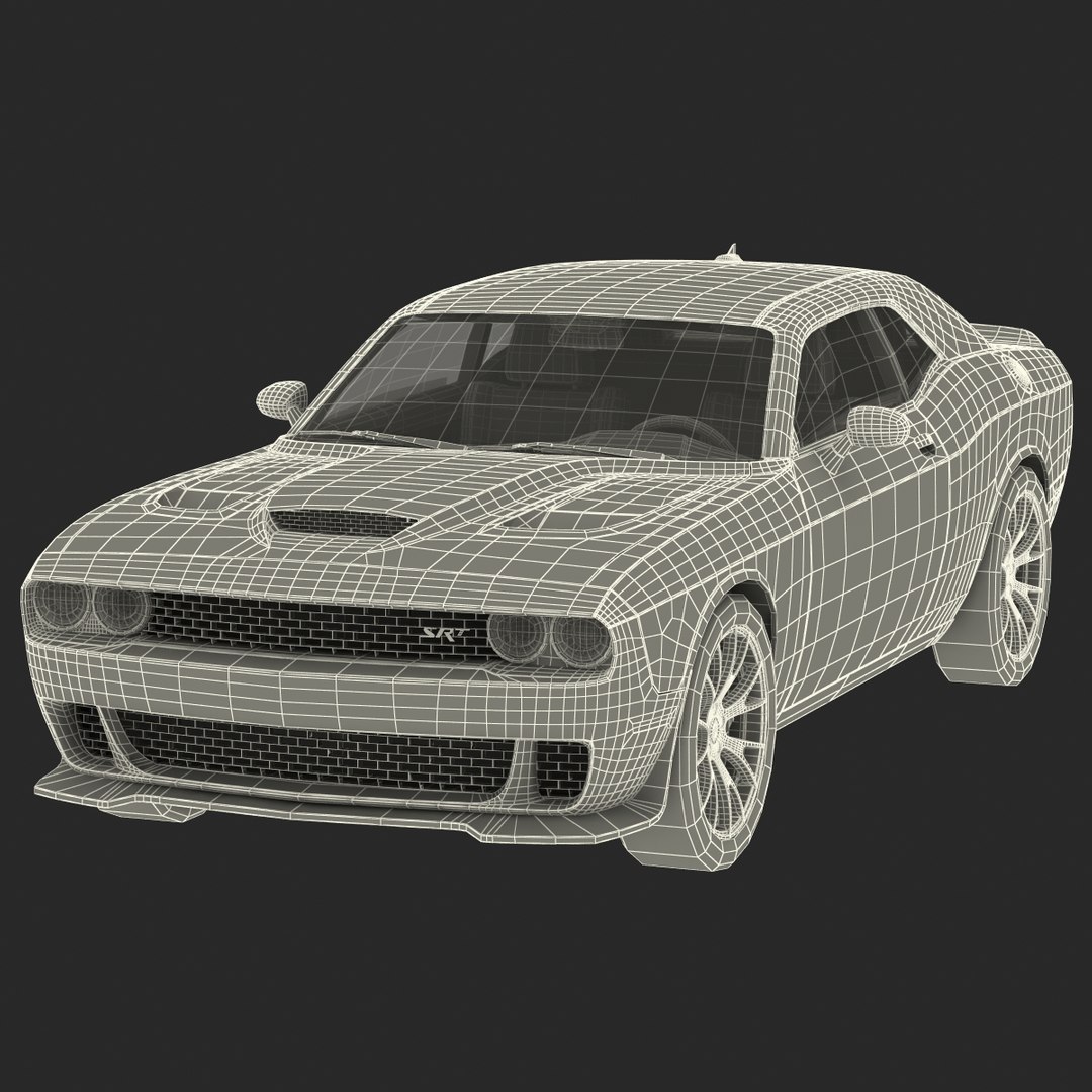 3ds max 2015 dodge challenger hellcat