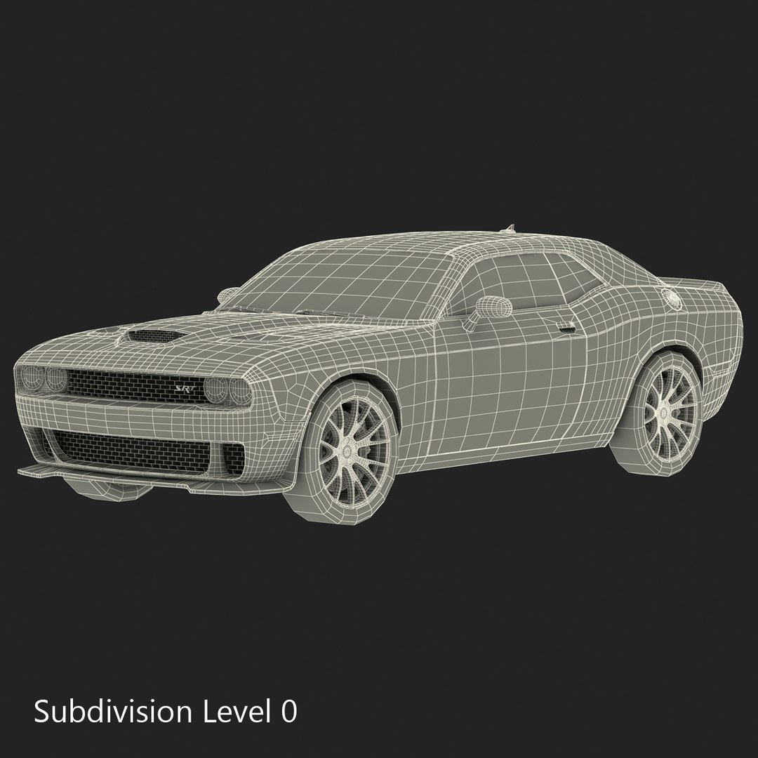 3ds max 2015 dodge challenger hellcat