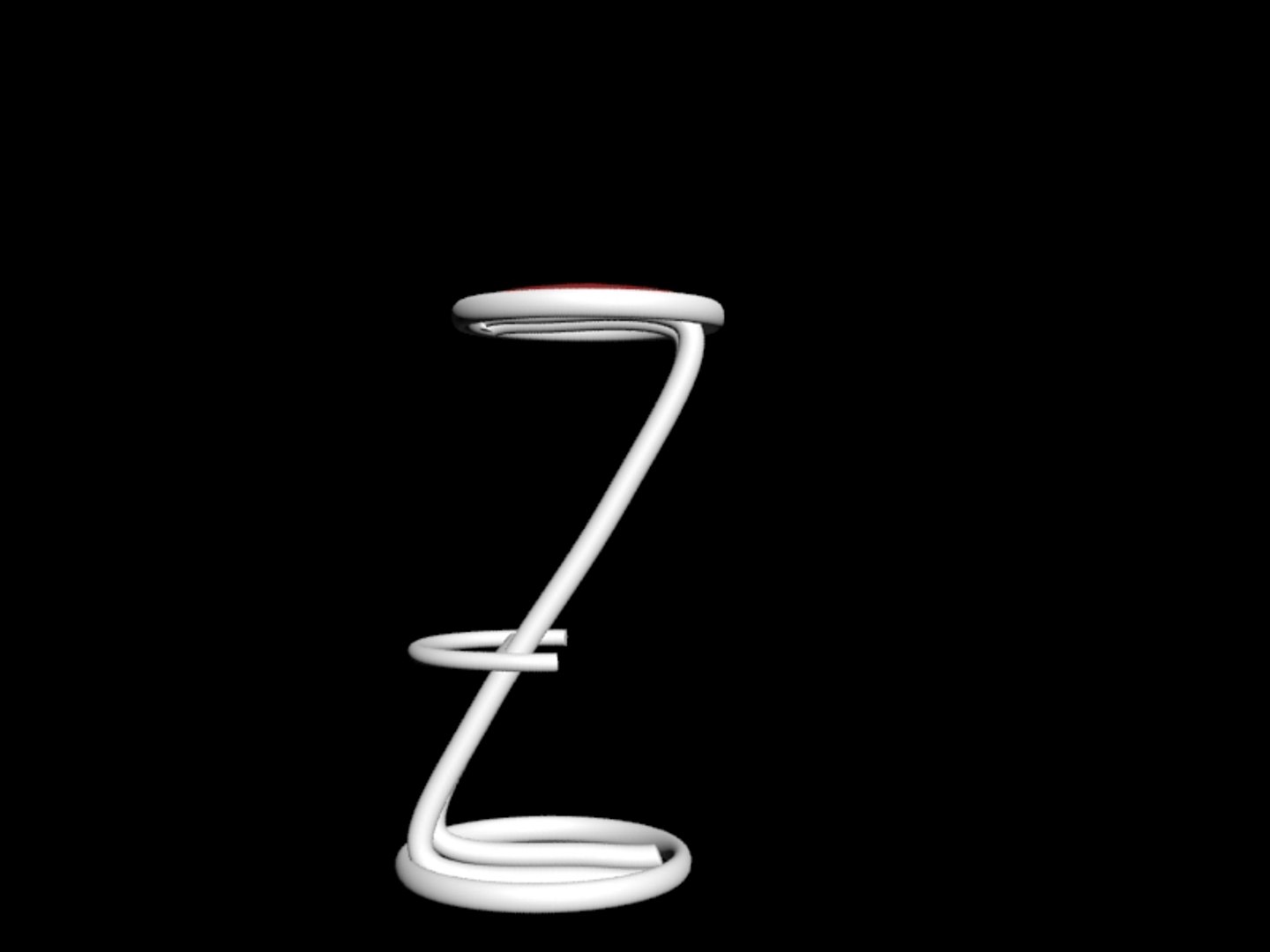 free 3ds model modern bar stool