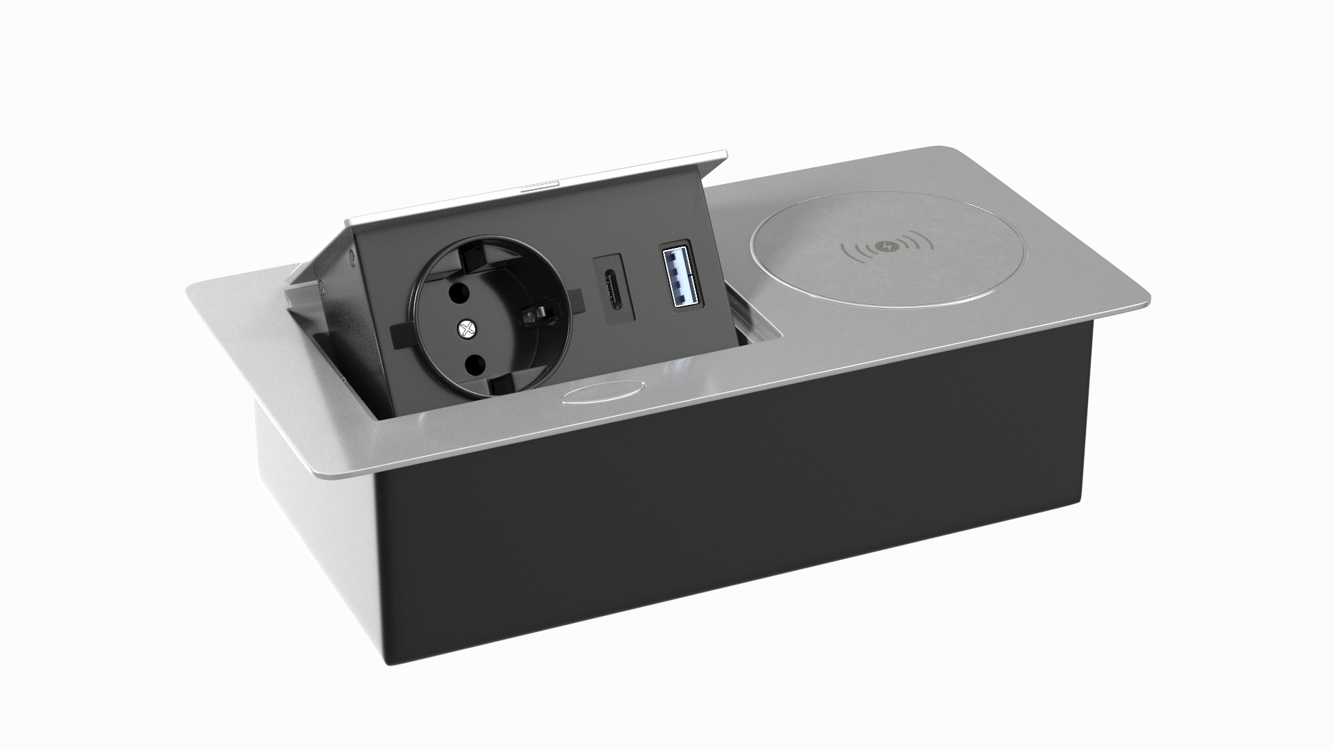 3D Black Single Hidden Socket Model - TurboSquid 2077994