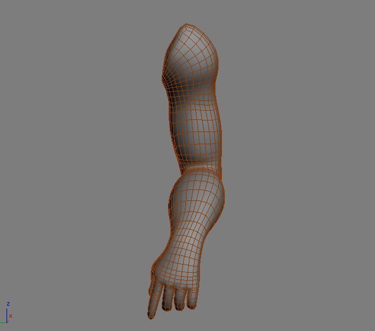 human arm man 3d max