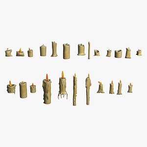 3D model Candle Assets