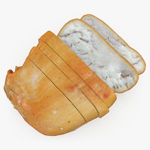 3D Smoked Chicken Breast Fillet