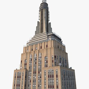 3D empire state building model