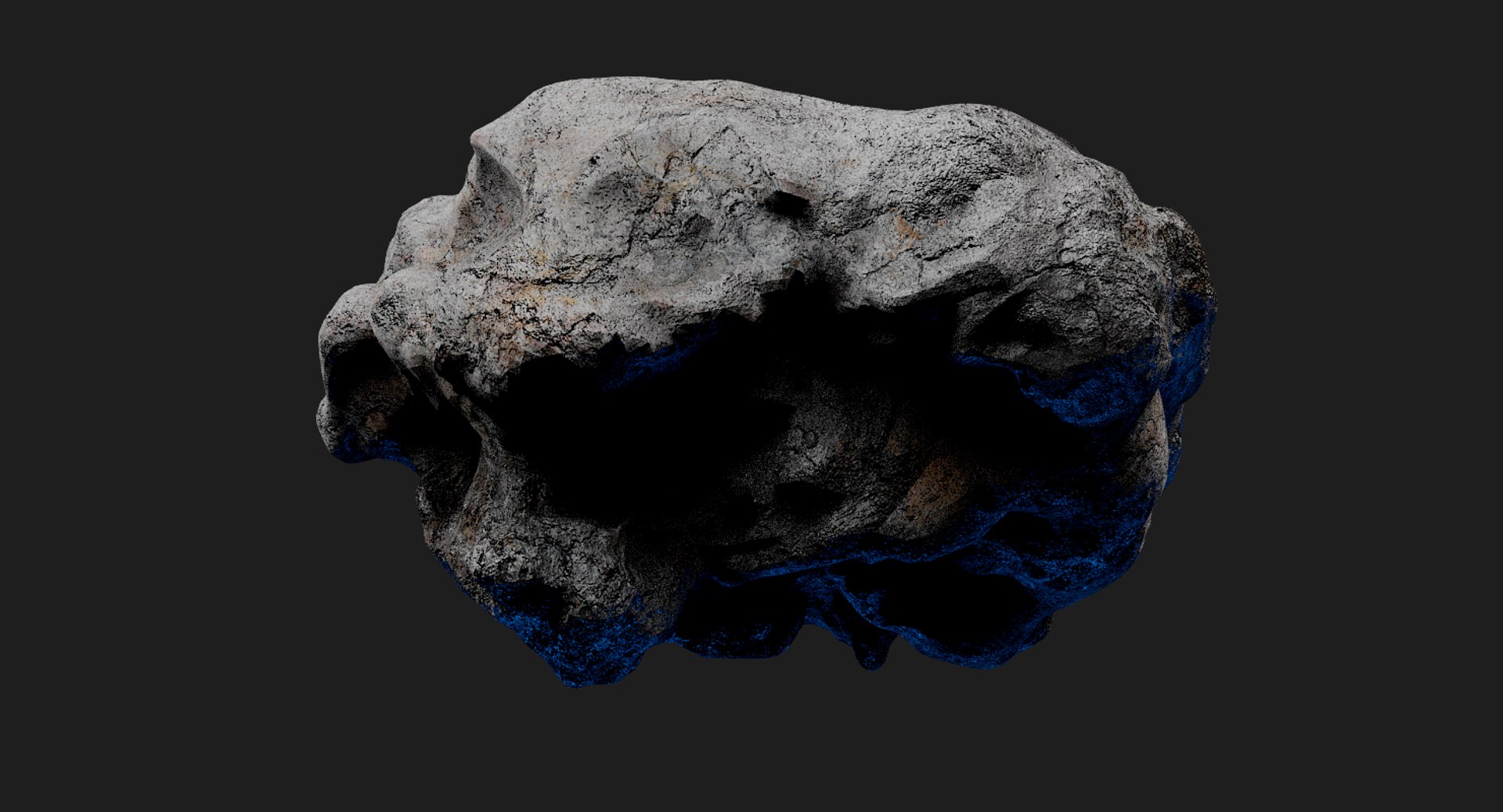 3D rocky asteroid 5 model - TurboSquid 1407838