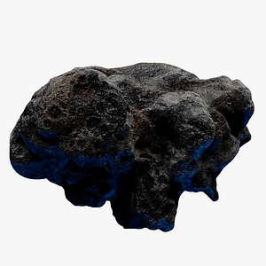 3D rocky asteroid 5 model