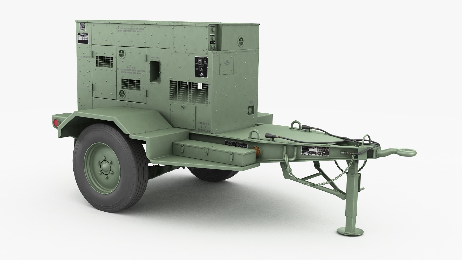 3D Tpq-53 Radar Counterfire - TurboSquid 1540944