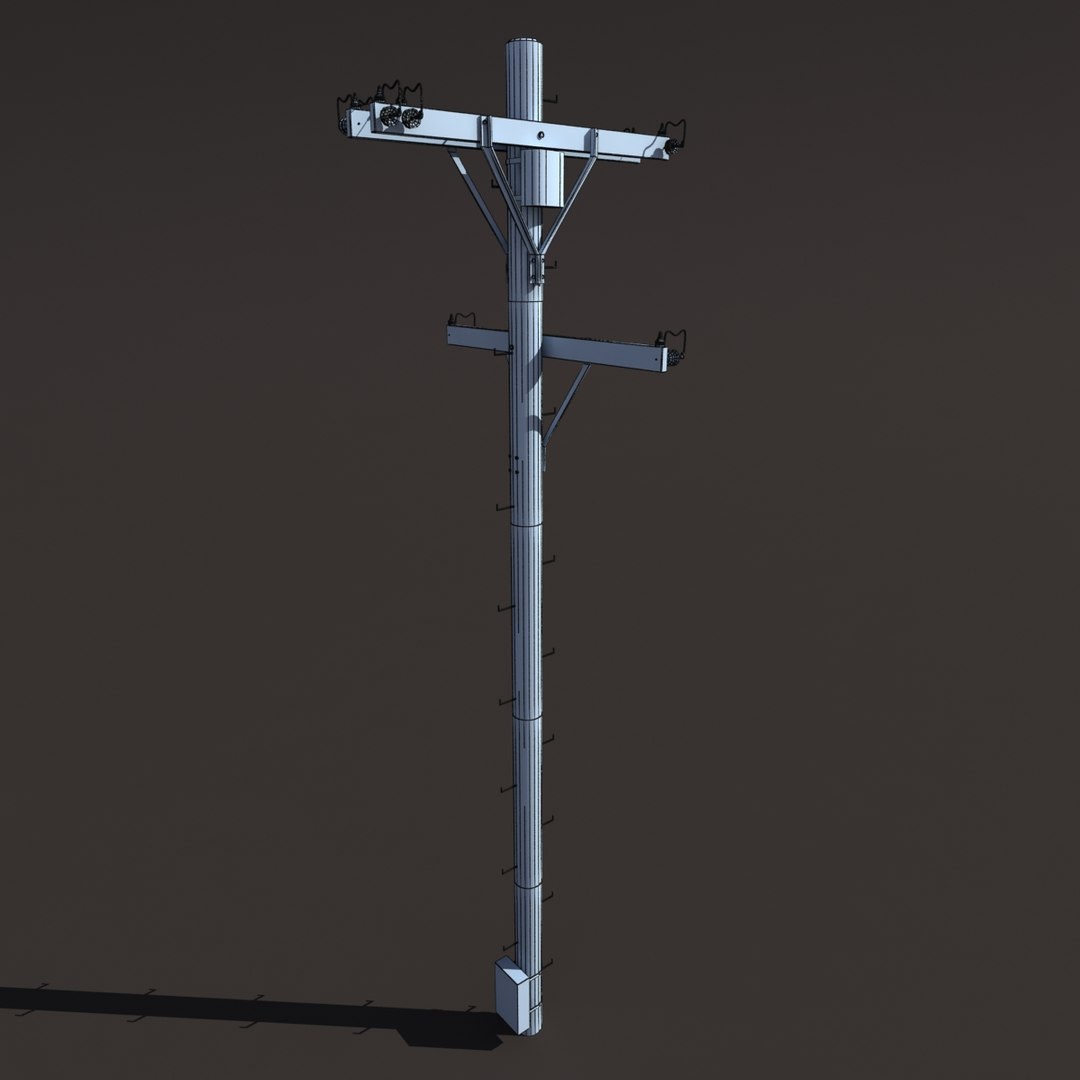 Telephone Pole Modeled