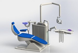 3D dental equipment chair