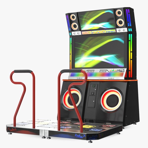 Dance Arcade Machine switched On 3D model