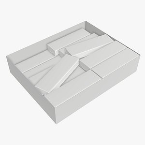 gum chewing pack 3D model