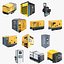 Atlas Copco Industrial Equipment 3D Model Bundle 3D model