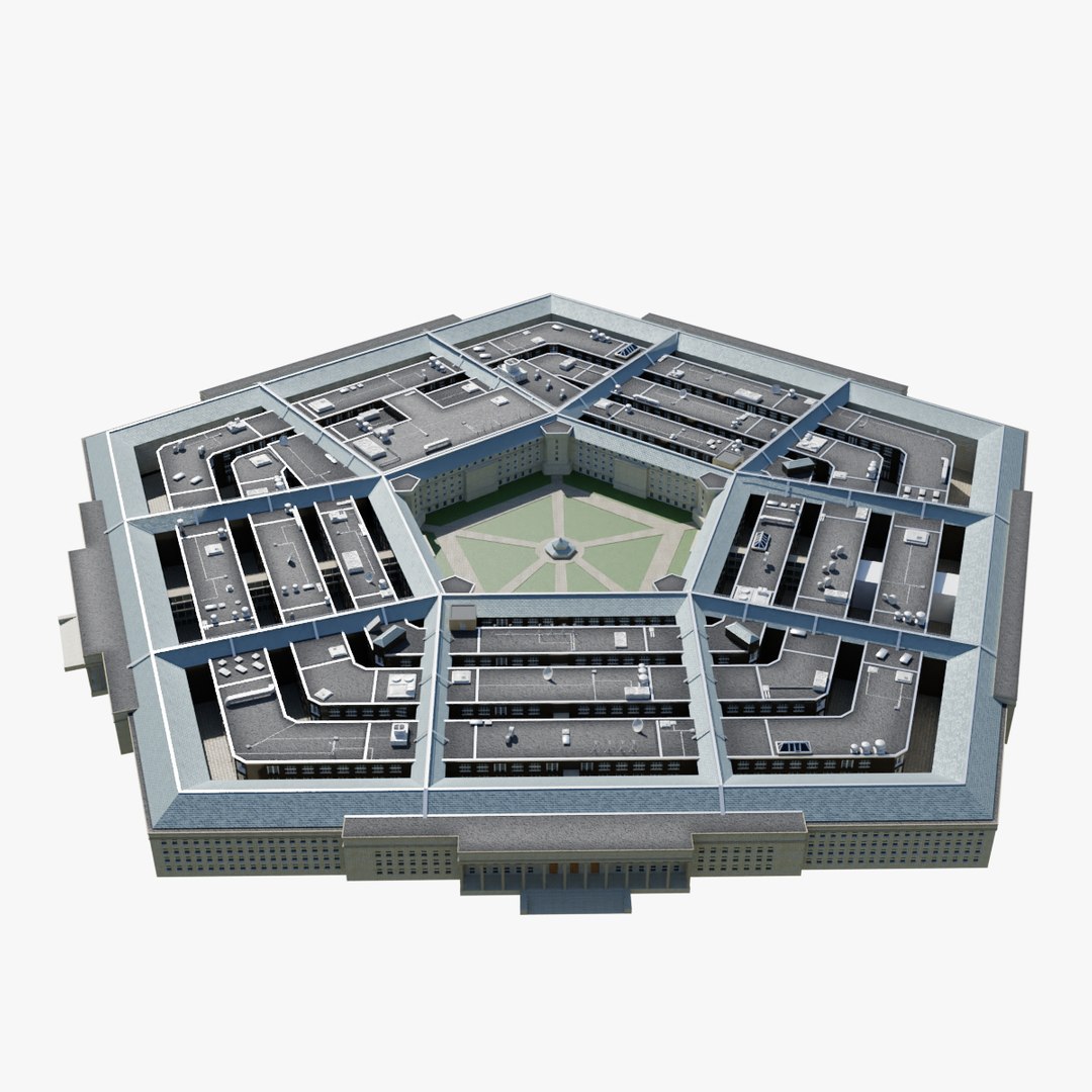 3D model The Pentagon - TurboSquid 2101642