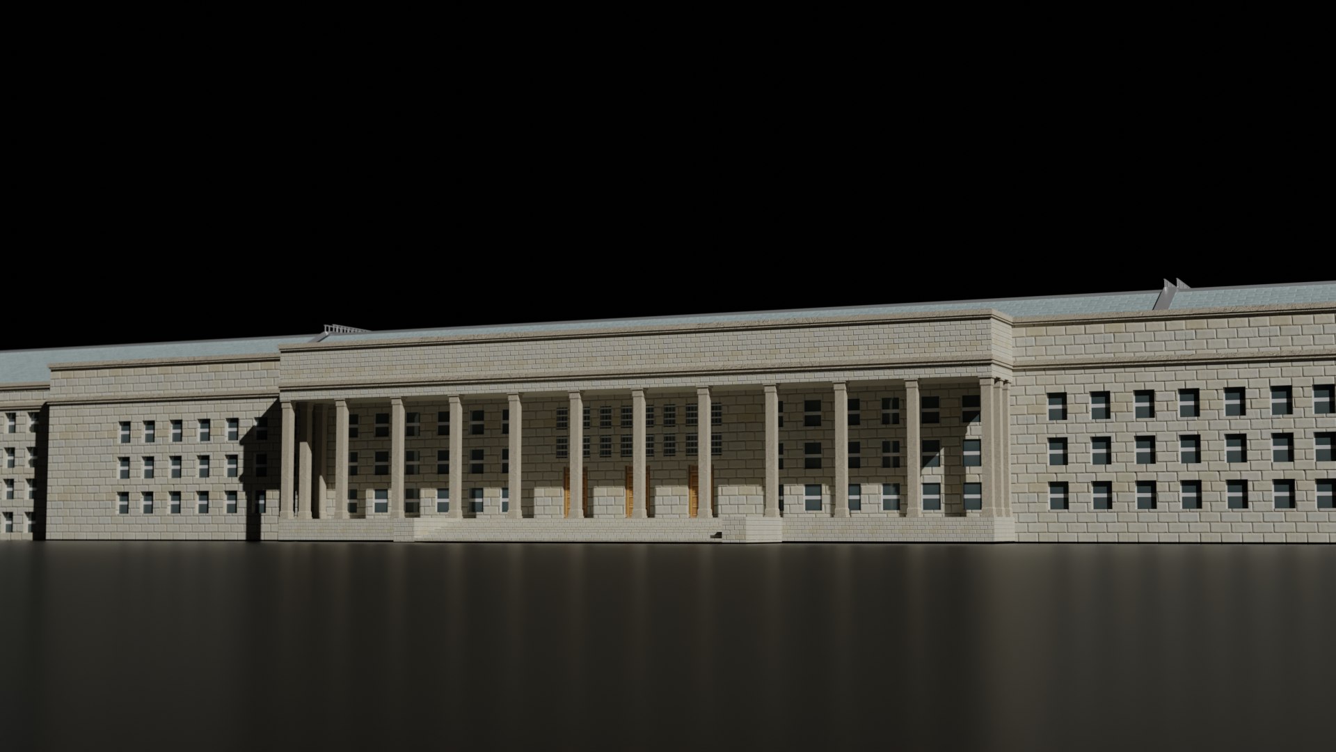 3D Model The Pentagon - TurboSquid 2101642