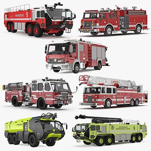 Fire Trucks Collection 6