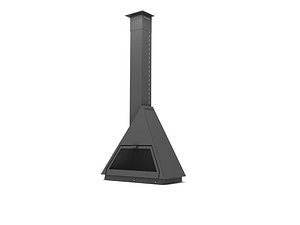 traforart fireplace 3d max