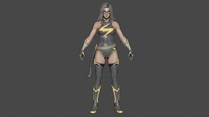 3D model Ms Marvel Low-poly