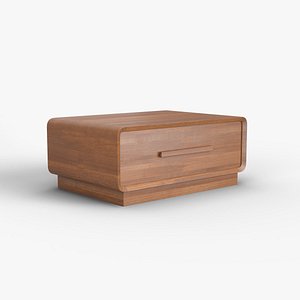 3D Wooden Coffee Table