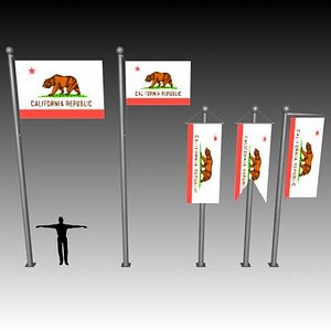 flag u 3d max