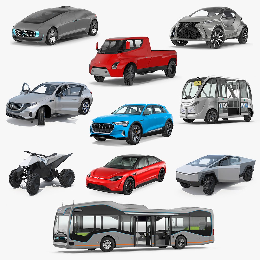 Rigged Concept Cars Collection 4