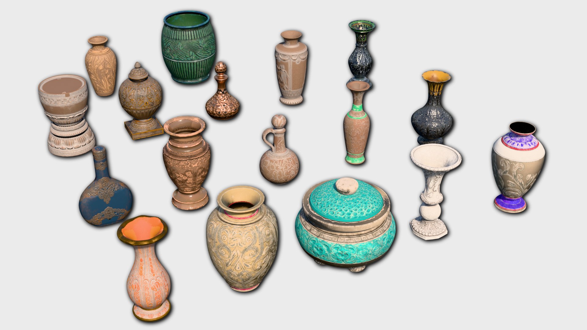 Ancient Low-Poly Ceramic Vases Asset Pack model https://p.turbosquid.com/ts-thumb/aM/5bWguc/eG/artifact_p_01/jpg/1783585384/1920x1080/fit_q87/b1b84605dafe5261490484d592273ad11ffc9f0a/artifact_p_01.jpg
