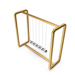 newton cradle 3D model