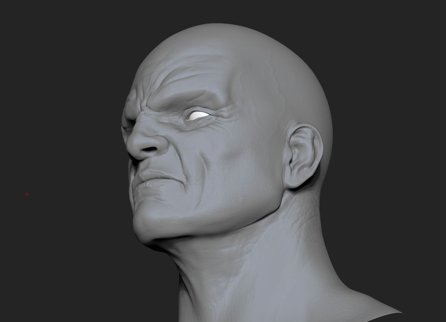 Head Unwrapped Normal 3d Model
