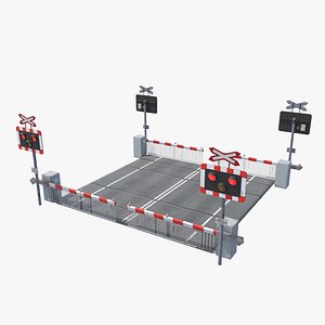 railroad crossing model