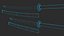 Espada de ciencia ficción Katana Set Emissive